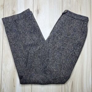 Orvis Speckled Tweed Wool Pants Womens Size 8 Fully Lined Trousers